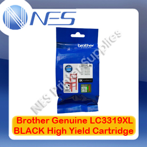 Brother Genuine LC3319XL-BK BLACK High Yield Ink Cartridge for MFC-J5330DW/5730DW/6530DW/6730DW/6930DW (3K)